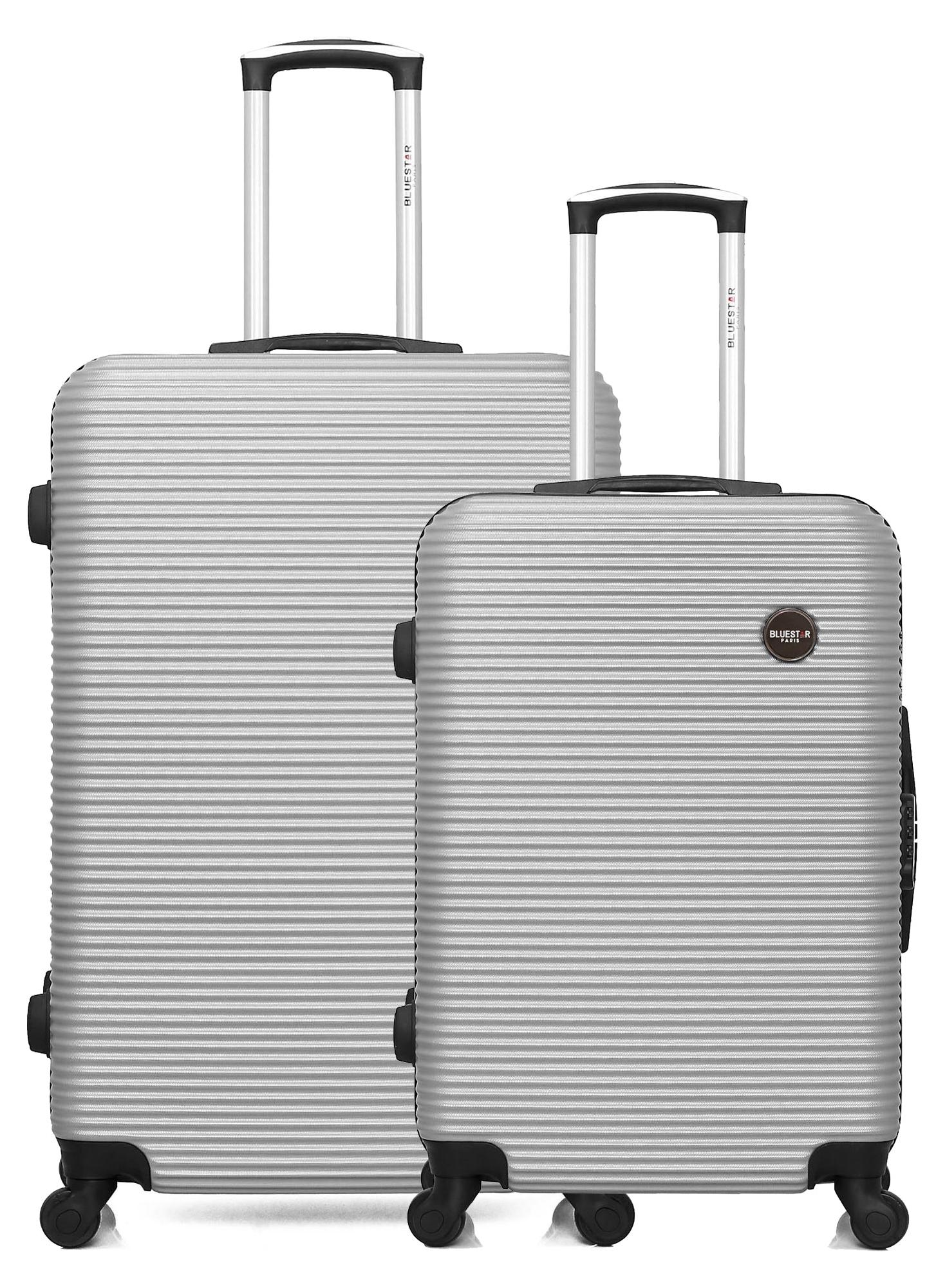 BLUESTAR - 2er-Set aus einem großen Koffer und einem Wochenendkoffer LONDON -