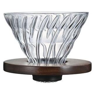 Hario - drip szklany V60-02 Walnut (54-250451)