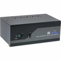 INLINE 2-Port HDMI DisplayPort KVM-Switch