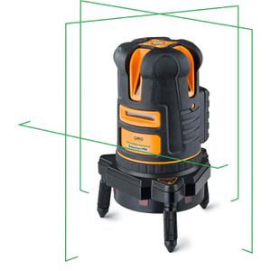 geo-FENNEL Kreuzlinienlaser 583500, FLG 80-GREEN TRACKING, Set, grüner Laser, selbstnivellierend, mit Laserempfänger
