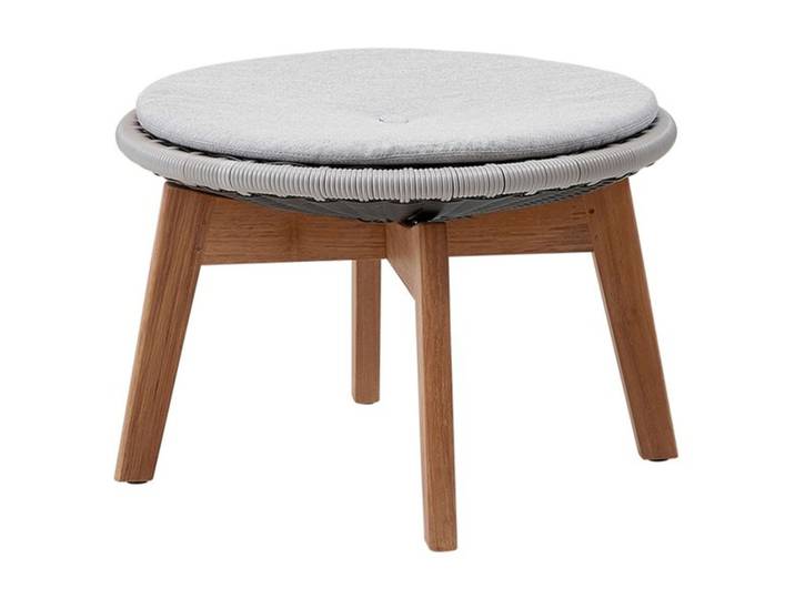 Cane-Line Peacock Hocker Teak/Geflecht