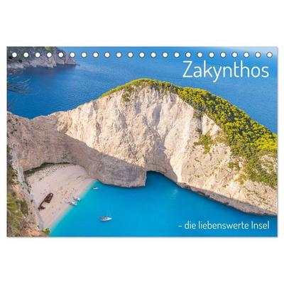 Zakynthos - die liebenswerte Insel (Tischkalender 2027 DIN A5 quer), CALVENDO Monatskalender