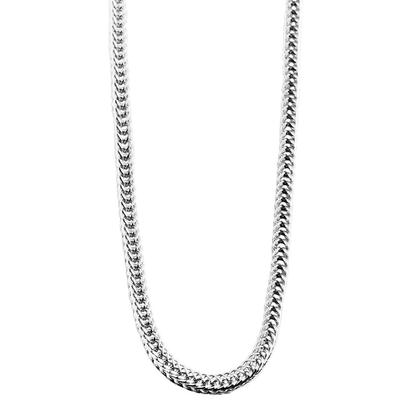 Kette ohne Anhänger ADELIA´S "Damen Edelstahl Halskette" Gr. 43, silber, Halsketten, Damen, 43, Edelstahl