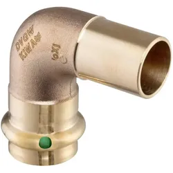 Viega, Rohrverbindungstechnik, Sanpress-Bogen 90° 42 Rotguss/glänzend, 130497