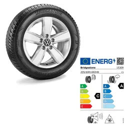 205/60 R16 92H Winterkomplettrad VW T-Roc Leichtmetallfelge Gavia Bridgestone Bl