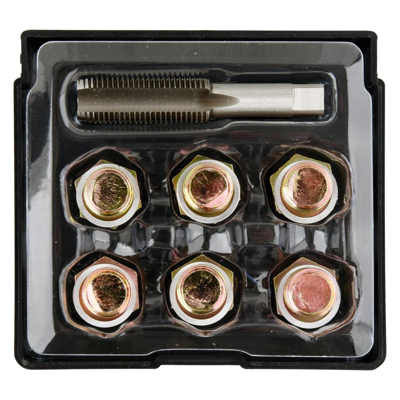 Toya Yato Profi Reparatursatz für Öl-Ablass-Gewinde, M13 M15 M17 M20 M22, 1,5 mm massiver Gewindebohrer a (YT-17572)