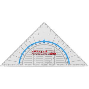Kum Geodreieck Softie Flex Extreme 2251319, 22 cm Hypotenuse, flexibel