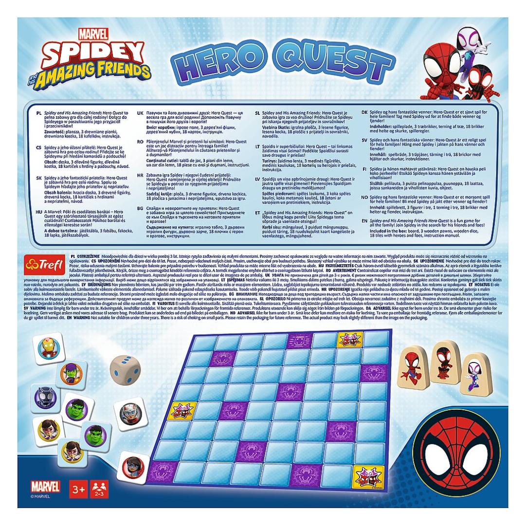 Trefl Hero Quest Spiderman Spidey-Spiel (02436)