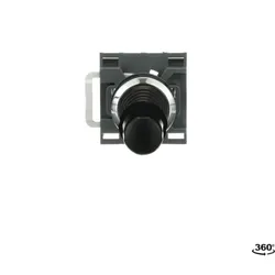 ABB MJS8-60B Joystick 2 Positionen horizontal, in C und E verrastend mit Verriegelung, Chrom Metall