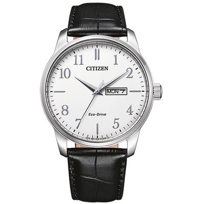 Solaruhr CITIZEN, schwarz (schwarz, weiß), Armbanduhren, Herren, Armbanduhr, Herrenuhr