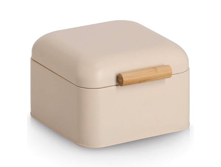 Boîte à pain Puins 20 x 20cm Beige/Beige