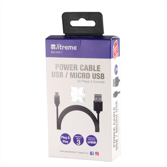 Xtreme 90451 Ps4 Power Cable Usb