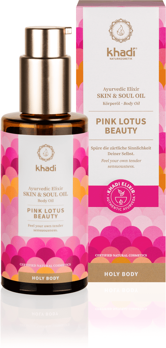 Khadi Ayurveda Body Oil Pink Lotus balance 100 ml