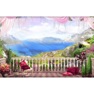 Papermoon "LANDSCHAFT-SEE MEER BERGE GEBIRGE STRAND POSTER XXL"