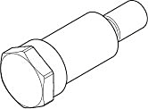 Dornbracht Stopfen 09312003890 x 65 mm