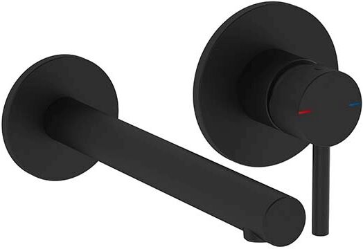 Vitra Origin A4258136 mitigeur lavabo encastré, saillie 148mm, poignée 2000 , noir mat