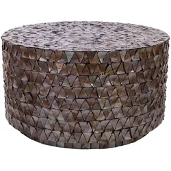 COUCHTISCH aus Holz D77x43/5 cm