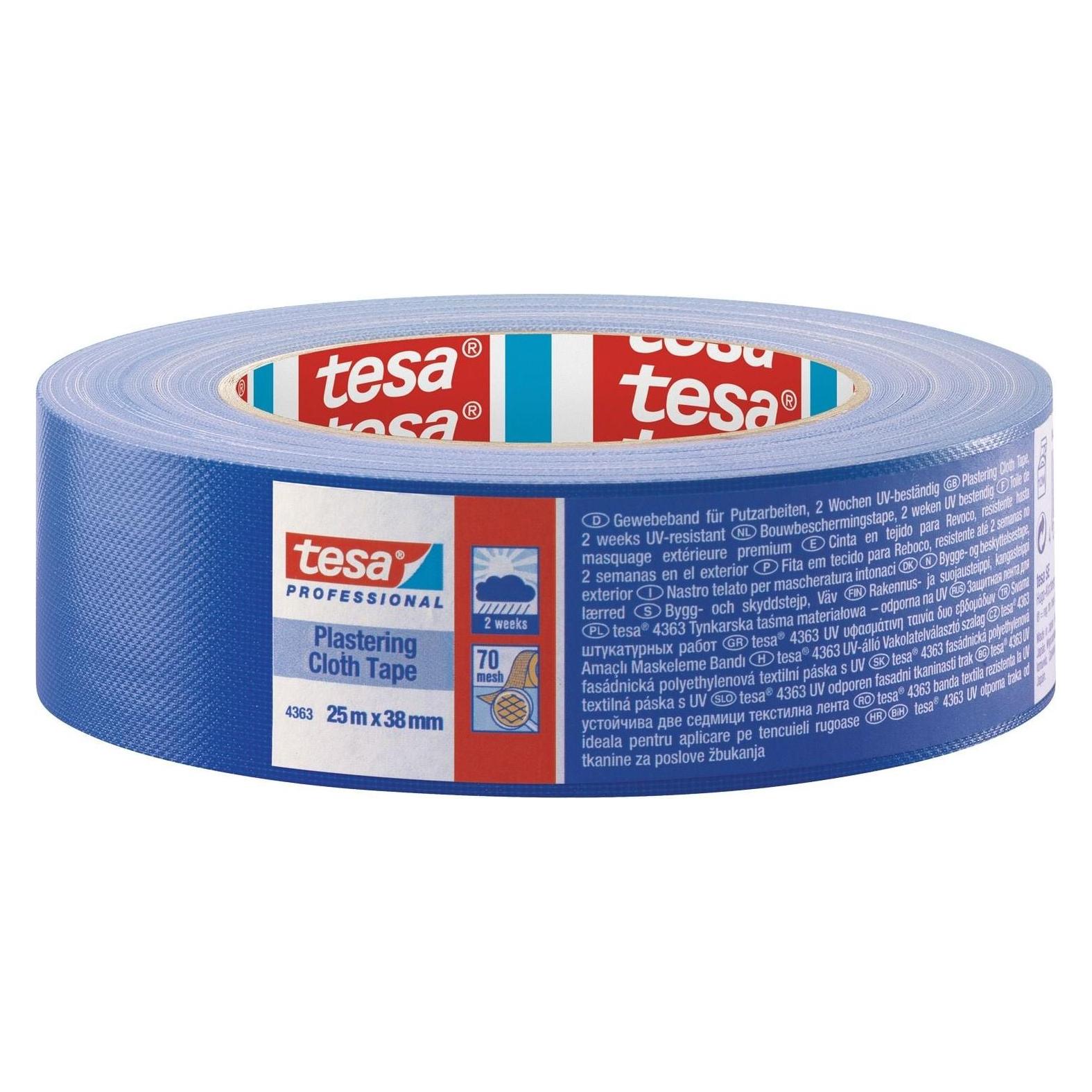 tesa Putzband UV Gewebe 25m:38mm (38 mm) (04363-00003-02)
