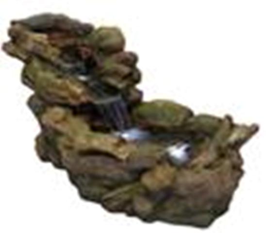 OUTSIDELIVI Wasserfall Aspen, Polyresin, H50 x 50 x 105cm, LED 08440383