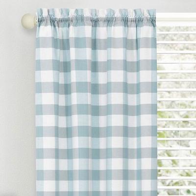 Achim Importing Co Inc Hutton Curtain Panel, 42 x 84, Light Blue