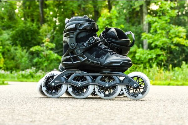 Inline Skates Powerslide Phuzion Argon Road Schwarz 110 (Black - 43)