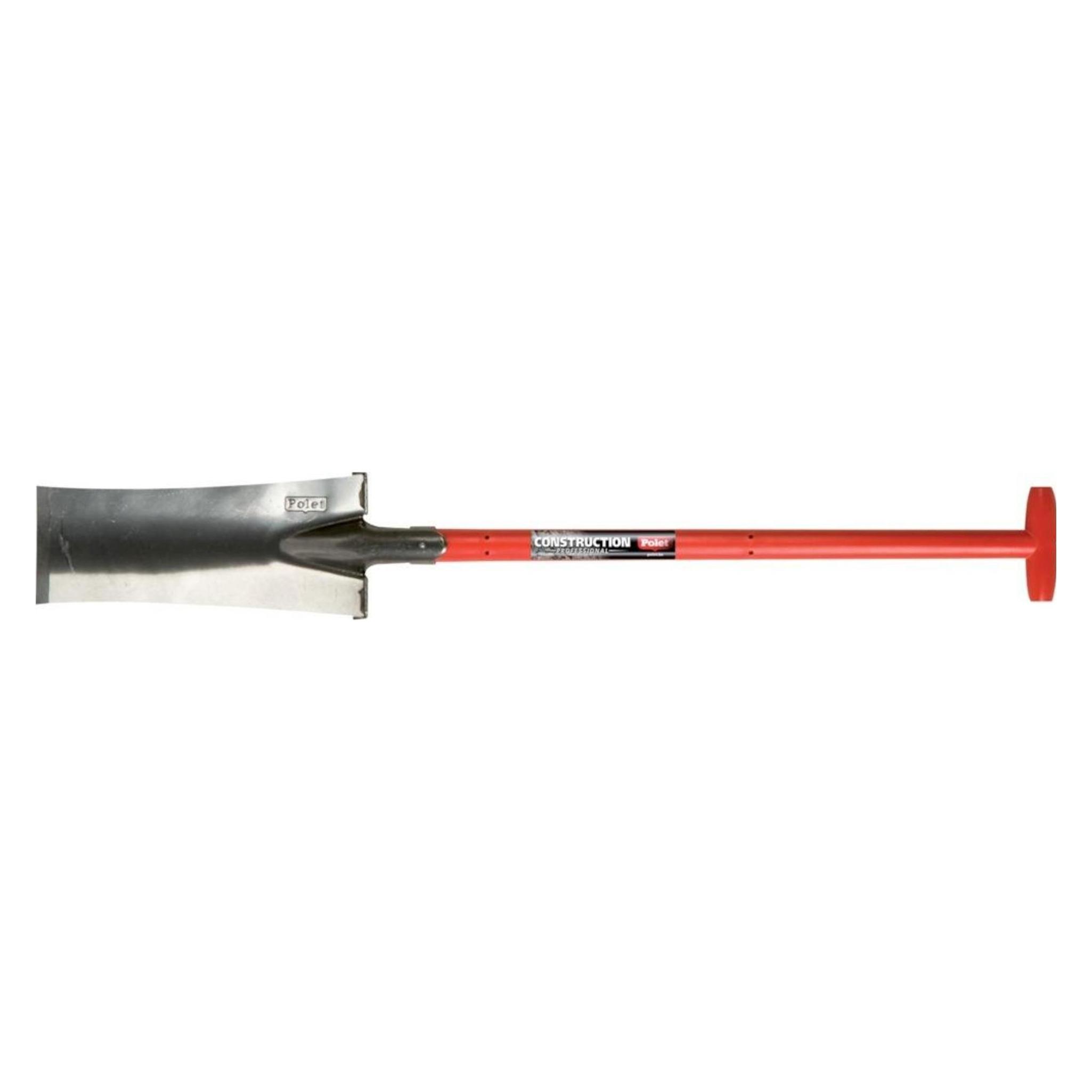 Polet Drainierspaten Fiber 5001 380 x 140 mm 850 mm mit T-Griff (101384E)
