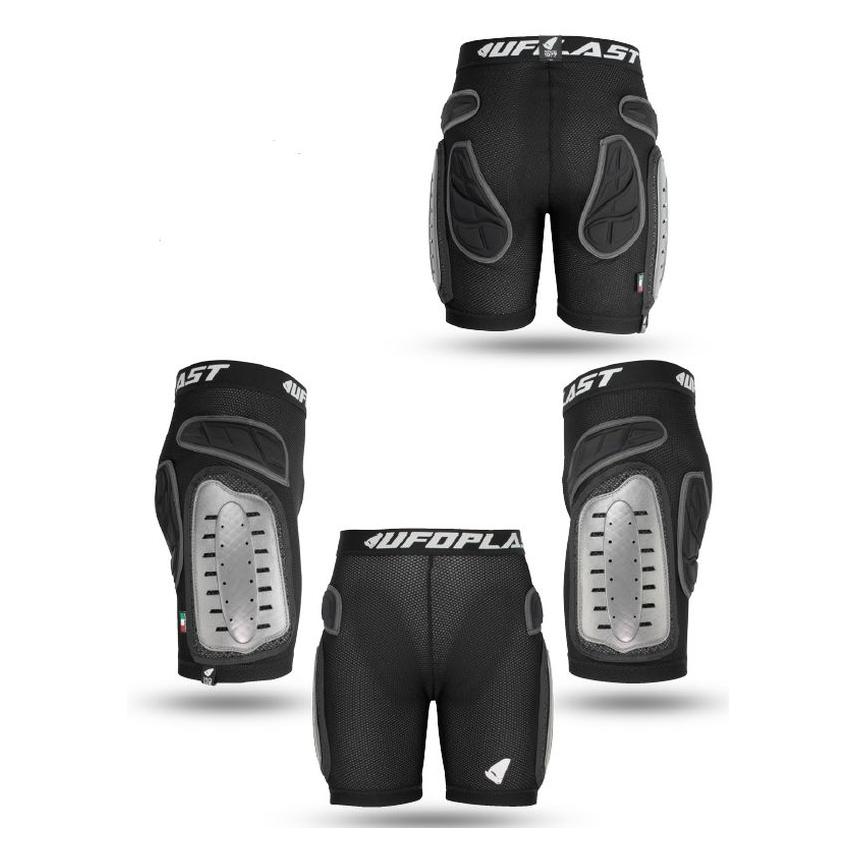 Ufo Plast UFO-Shorts mit Protektoren, Muryan MV6, Farbe Schwarz, Grösse S (SP03001KS)