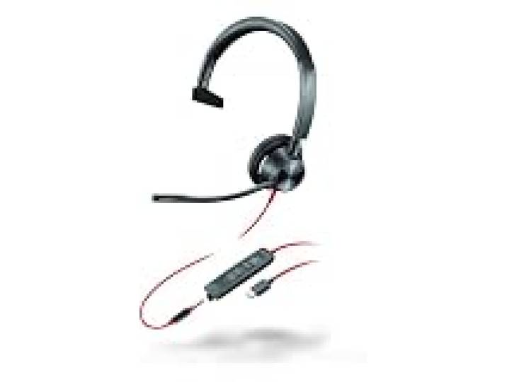 Poly Headset Blackwire C3315-M Mono USB-C/A & 3,5 mm Teams