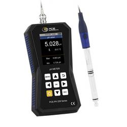 PCE Instruments Hochpräzises pH-Messgerät PCE-PH 228LAB-HTE Genauigkeit ± 0,002 pH + 2 Digit Temperaturen bis 130 °C