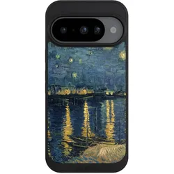 Nivocase Handyhülle für Google Pixel 10 Hülle NIVOpure Case Schwarz Kunst Malerei (Google Pixel 10), Smartphone Hülle, Schwarz