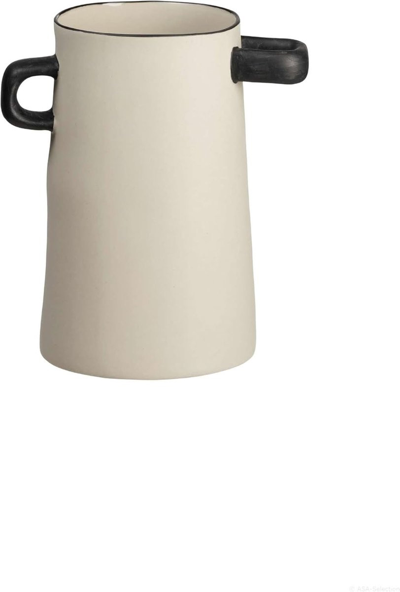 Handgeschilderde decoratieve aardewerk vaas in multicolor, Diameter: 135 cm