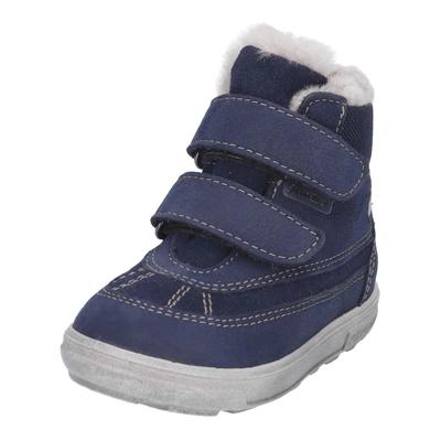 Stiefelette PEPINO "Pepino Stiefelette Veloursleder/Textil", Damen, Gr. 20, blau (see), Textil, Veloursleder, Schuhe Stiefelette