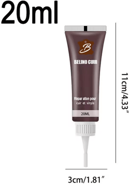 Inspire Essentials Professional Leather Repair Cream For Scratches And Cracks 20ml Brown