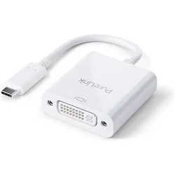 Purelink USB Typ-C zu (DVI), Video Adapter, Weiss