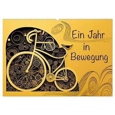 Ein Jahr in Bewegung (Wandkalender 2027 DIN A2 quer), CALVENDO Monatskalender