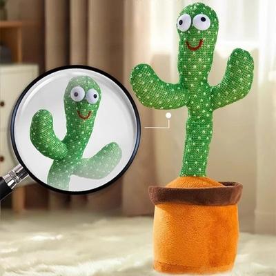 Uplifted Finds Interactive Dancing Cactus Plush LED Voice Replay Toy Interactive Dancing Cactus Plush LED Voice Replay Toy