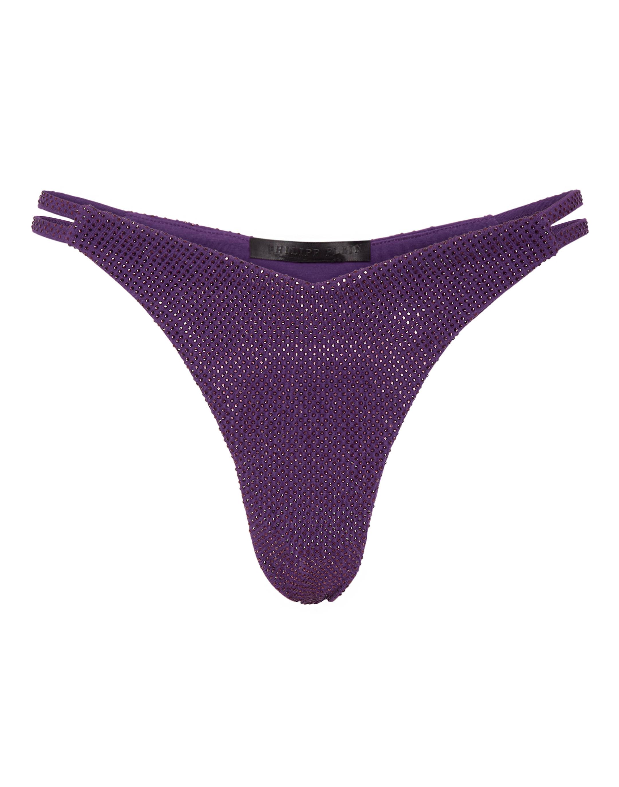 Bikini-Slips Mit Steinchen