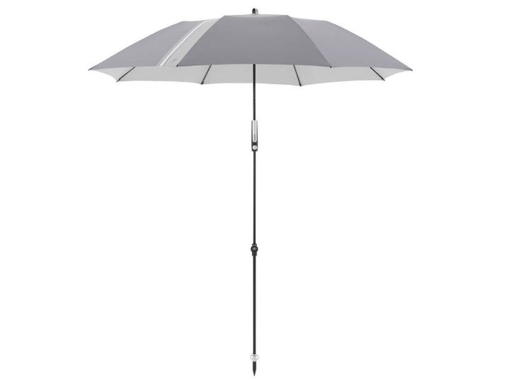 Doppler Sonnenschirm, Anthrazit, Grau, regenabweisend, UV-beständig, wetterfest, Sonnenschutz, Sonnenschirme