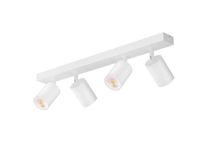 Spot de plafond en fer blanc 53.5x5.5x14cm gu10