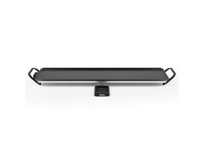 Tristar Plancha Électrique\, 100 x 22 cm\, 1800 W\, pour repas en famille Thermostat réglable\, Revêtement antiadhésif\, Bac de récupération des graisses amovible\, Poignées amovibles\, BP-2670