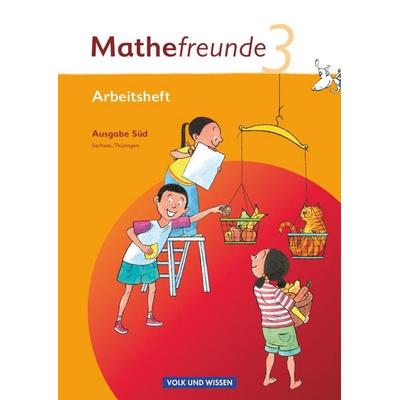 Mathefreunde 3. Schuljahr - Süd - Arbeitsheft mit Lernstandssteiten, Taschenbuch von Edmund Wallis,Isabel Miedtke,Ursula Kluge,Jana Elsner,Kathrin