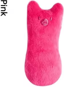 Inspire Curations BiteBuddy Plush Catnip Thumb Chew Toy pink