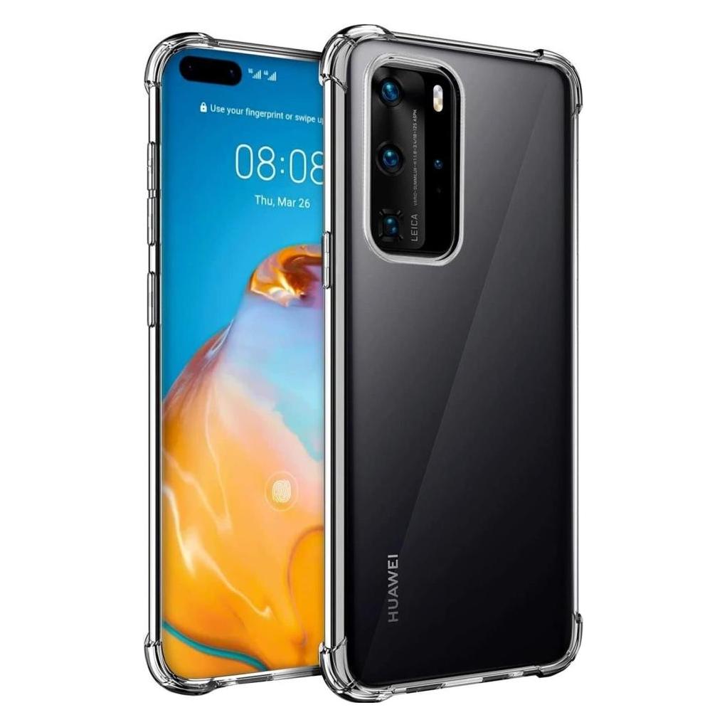 Screenguard Huawei P40 Pro Hülle Crystal Soft Airbag Bumper (Huawei P40 Pro) (00031276)