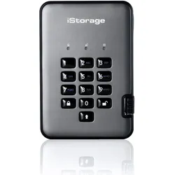 iStorage diskAshur Pro2 (2 TB), Externe SSD, Grau
