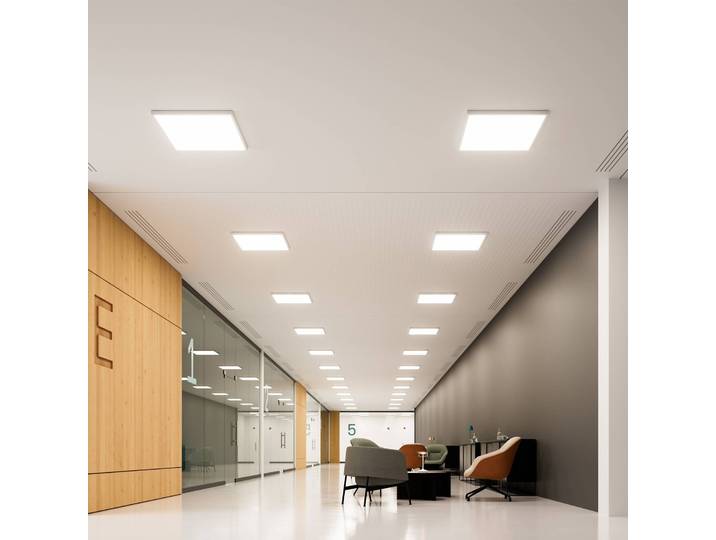 Sigor LED Panel Fled, weiß / opal, für Wohn- / Esszimmer, Kunststoff, Modern
