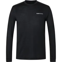Super Natural, Herren, Funktionsshirt, Alarm Running (XL), Schwarz, XL