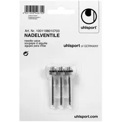 3er Pack uhlsport Nadelventile