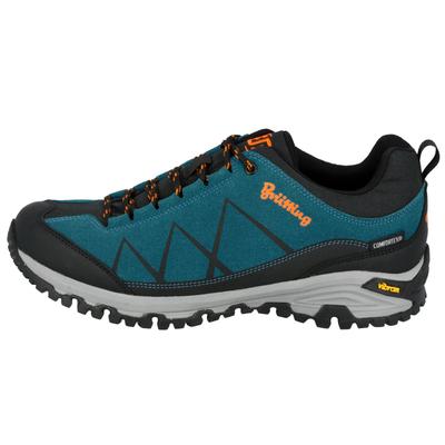 Wanderschuh BRÜTTING "Outdoorschuh Kansas", Herren, Gr. 43, grün, Synthetik, Schuhe Wanderschuh
