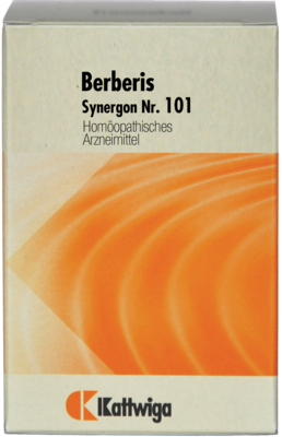 Kattwiga Arzneimittel GmbH SYNERGON KOMPLEX 101 Berberis Tabletten 200 St 04905749