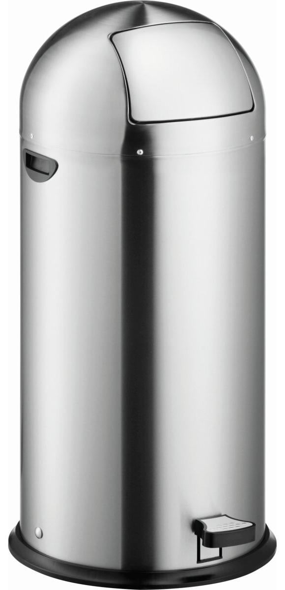 Helit The Step Dome Afvalbak van roestvrij staal, 52,0 l